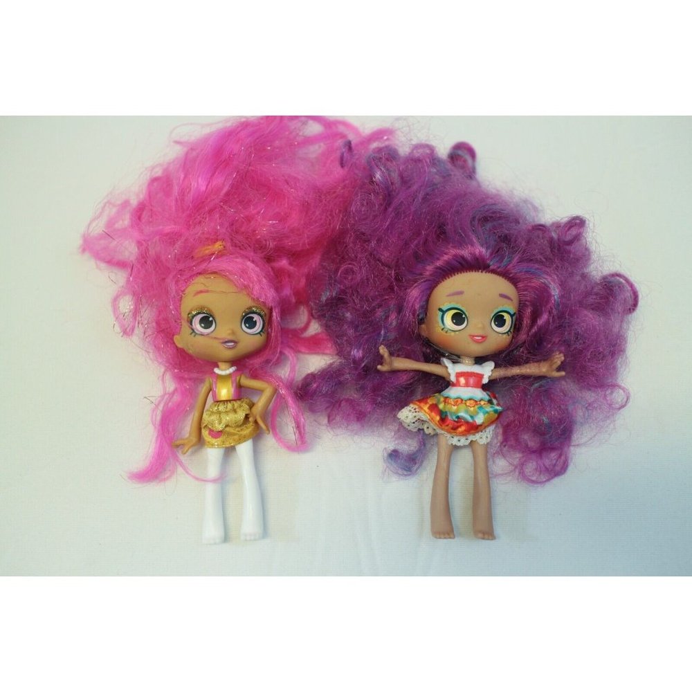 Shopkins Shoppies Lot of 2 Loose 5" Used Dolls